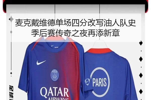 麦克戴维德单场四分改写油人队史 季后赛传奇之夜再添新章